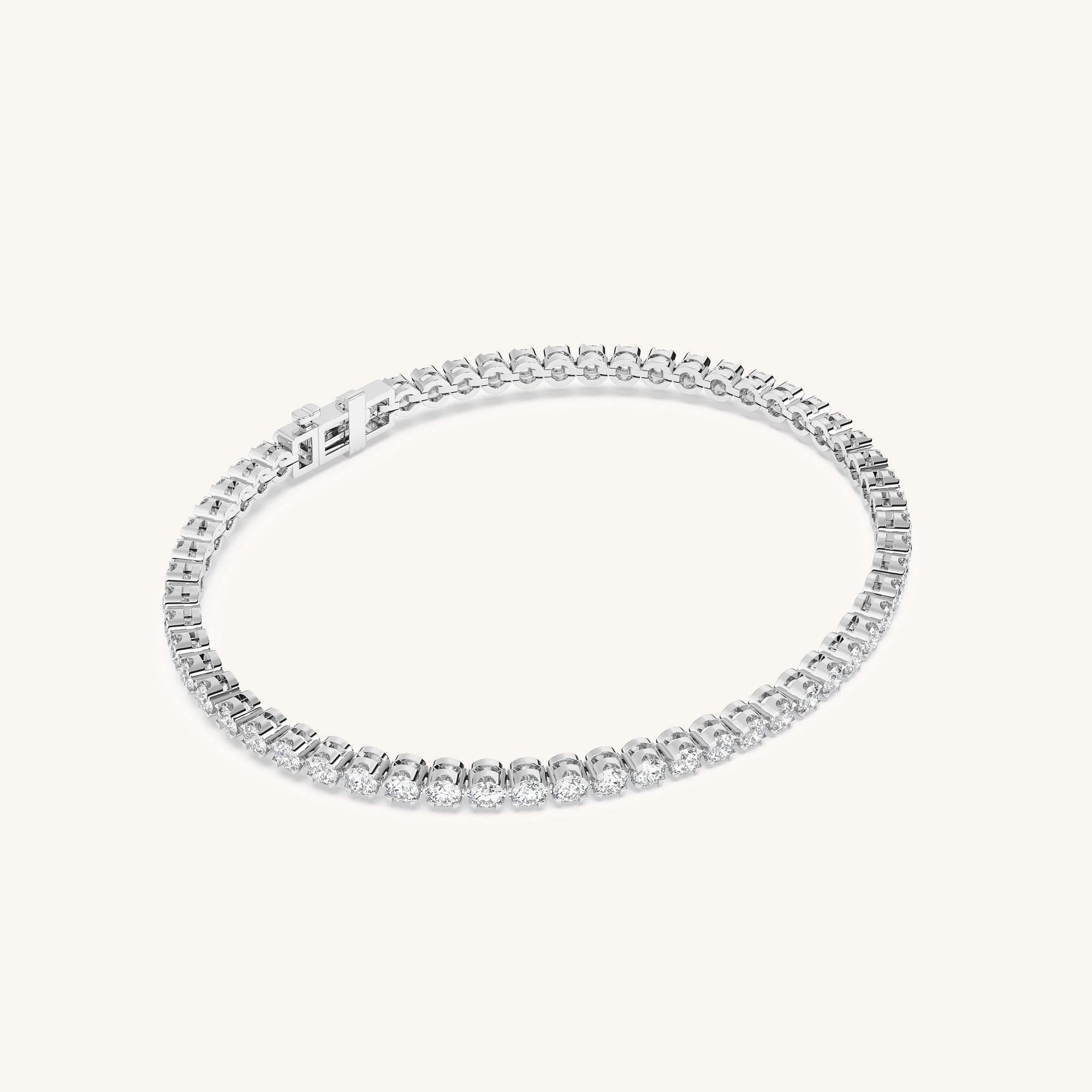 Round Tennis Bracelet