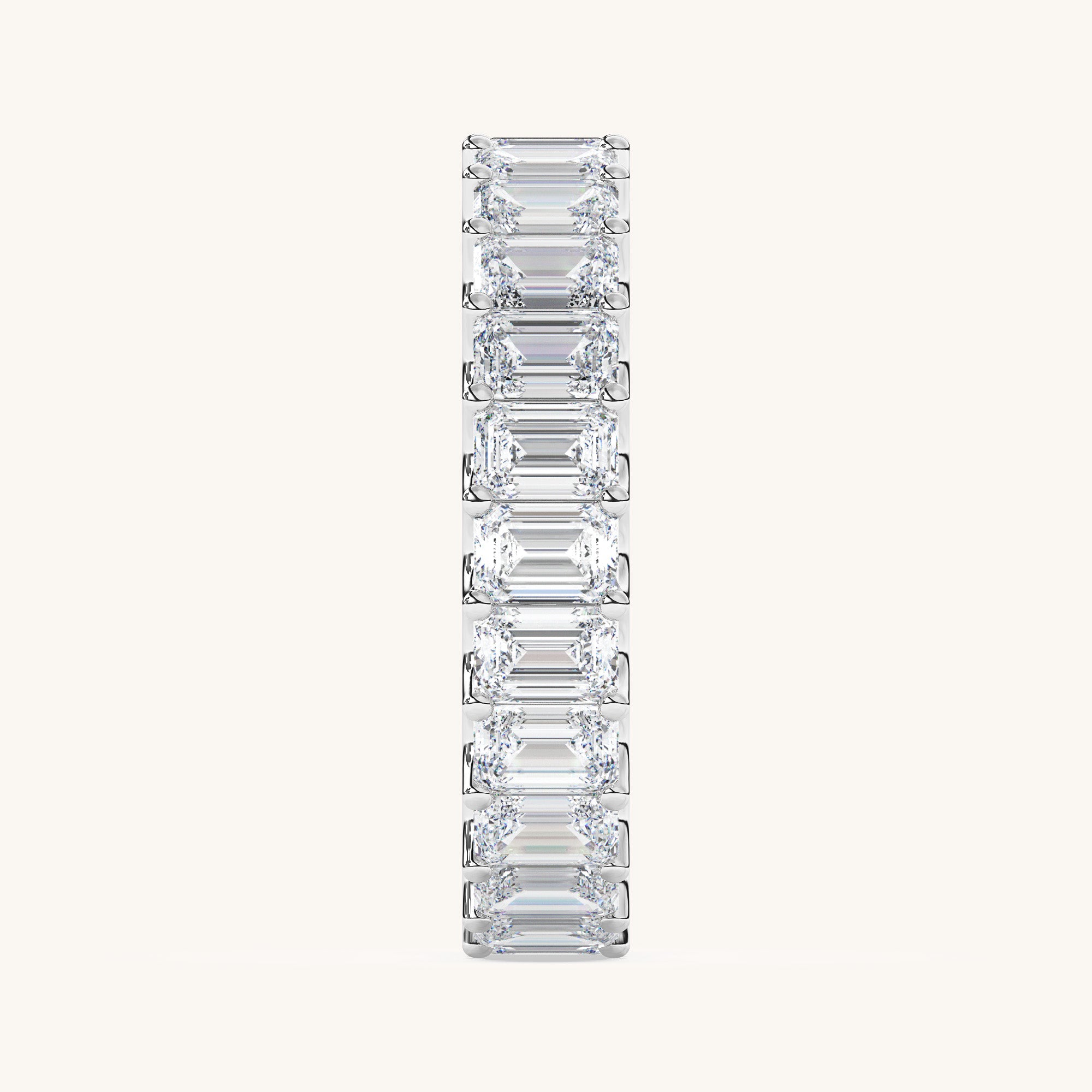 Round Scallop Eternity Band