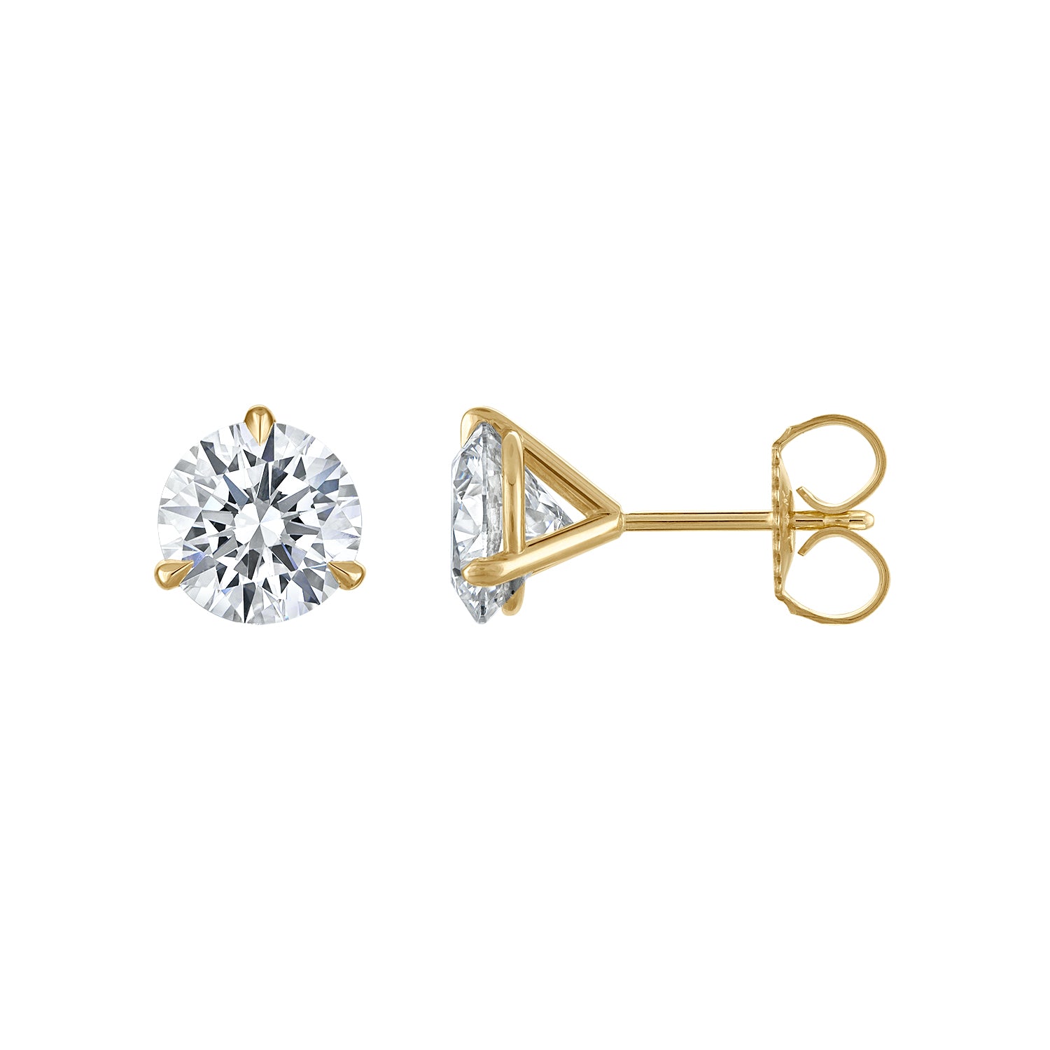 Lab Grown Diamond Studs - Round