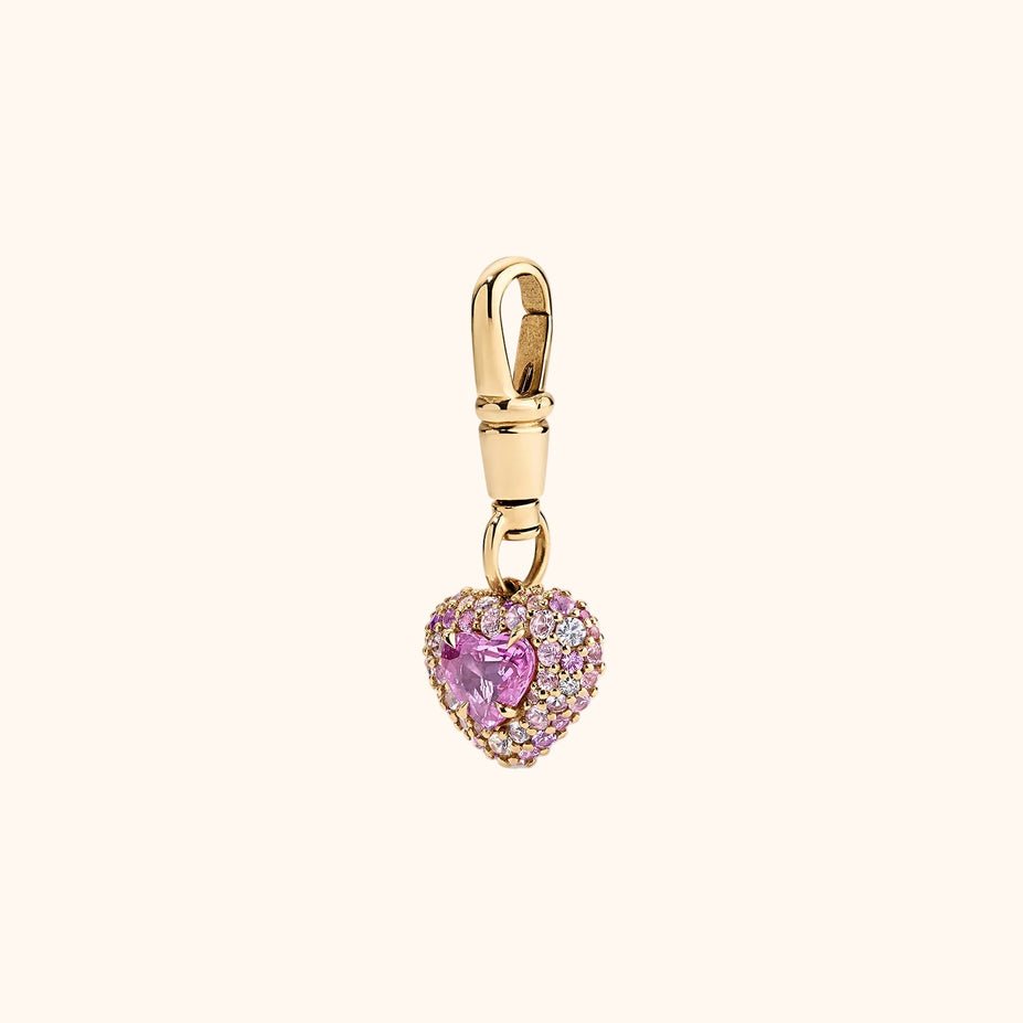 Pave Heart Pendant