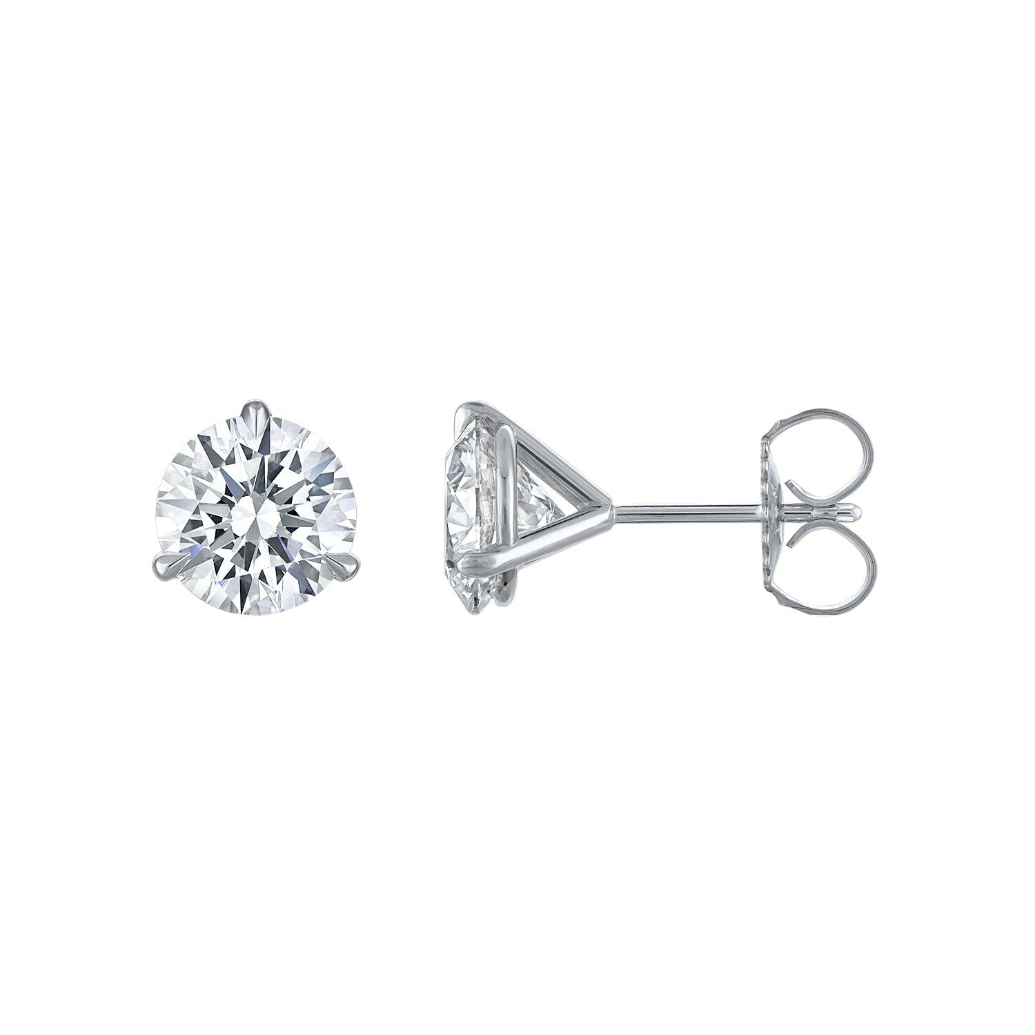 Lab Grown Diamond Studs - Round