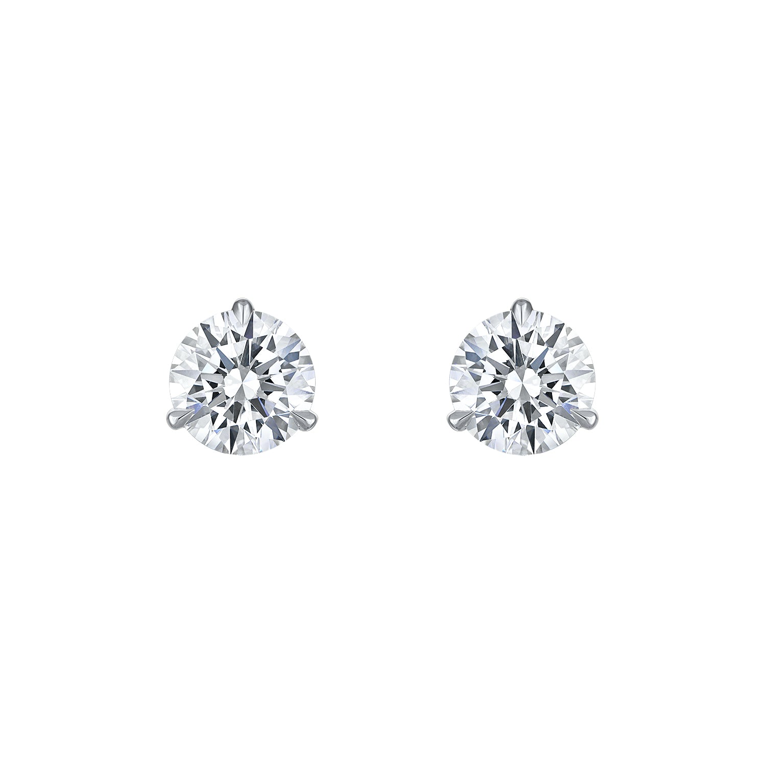 Lab Grown Diamond Studs - Round