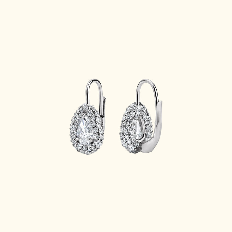 Pavé Pear Drops